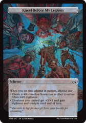 Kneel Before My Legions (Full Art) [Duskmourn: Archenemy] | Grognard Games