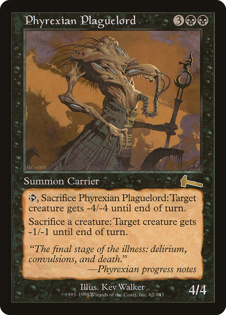 Phyrexian Plaguelord [Urza's Legacy] | Grognard Games