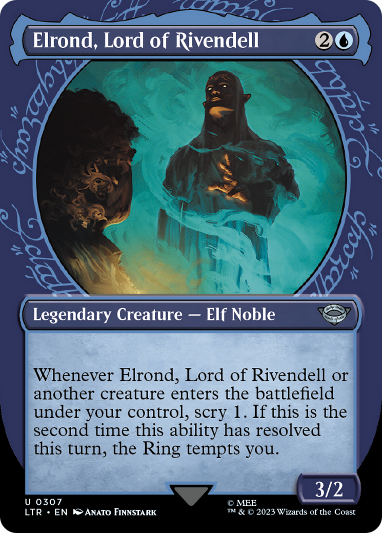 Elrond, Lord of Rivendell (Showcase Ring Frame) [The Lord of the Rings: Tales of Middle-Earth] | Grognard Games