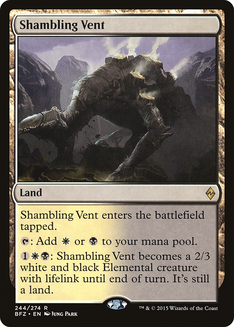 Shambling Vent (BFZ-244) - Battle for Zendikar Foil | Grognard Games