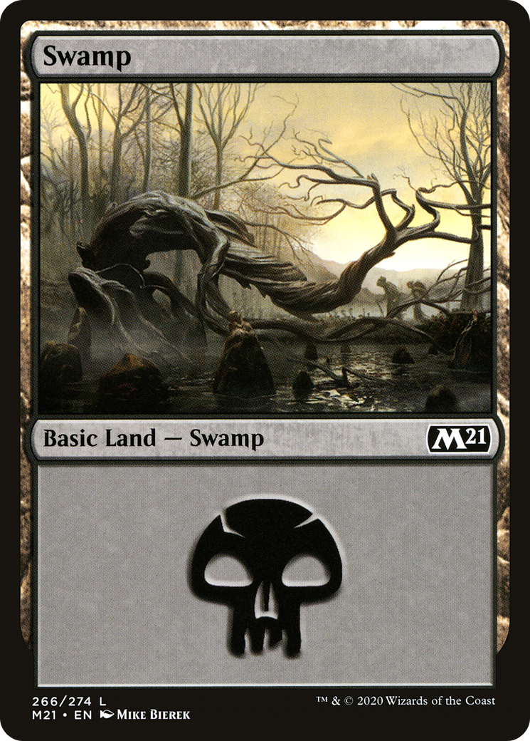 Swamp (266) [Core Set 2021] | Grognard Games