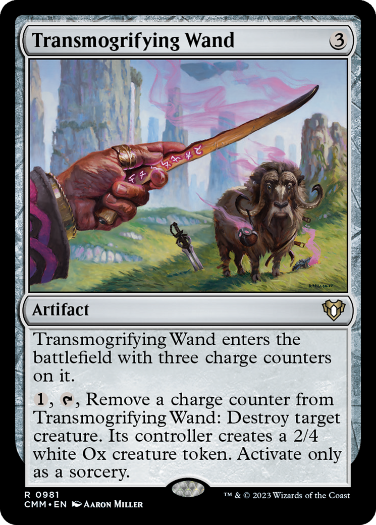 Transmogrifying Wand [Commander Masters] | Grognard Games
