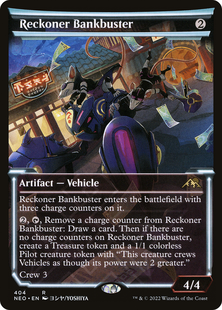 Reckoner Bankbuster (Showcase Soft Glow) [Kamigawa: Neon Dynasty] | Grognard Games