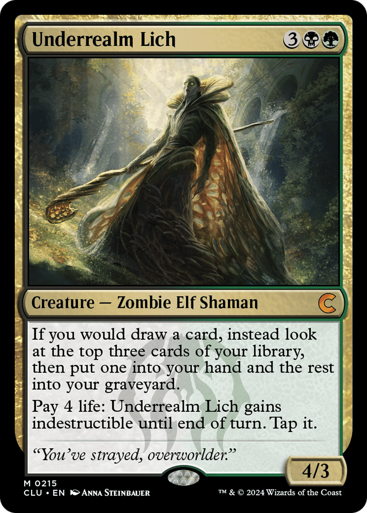 Underrealm Lich [Ravnica: Clue Edition] | Grognard Games