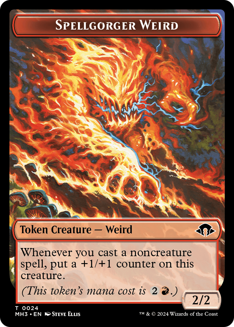 Eldrazi Spawn // Spellgorger Weird Double-Sided Token [Modern Horizons 3 Tokens] | Grognard Games