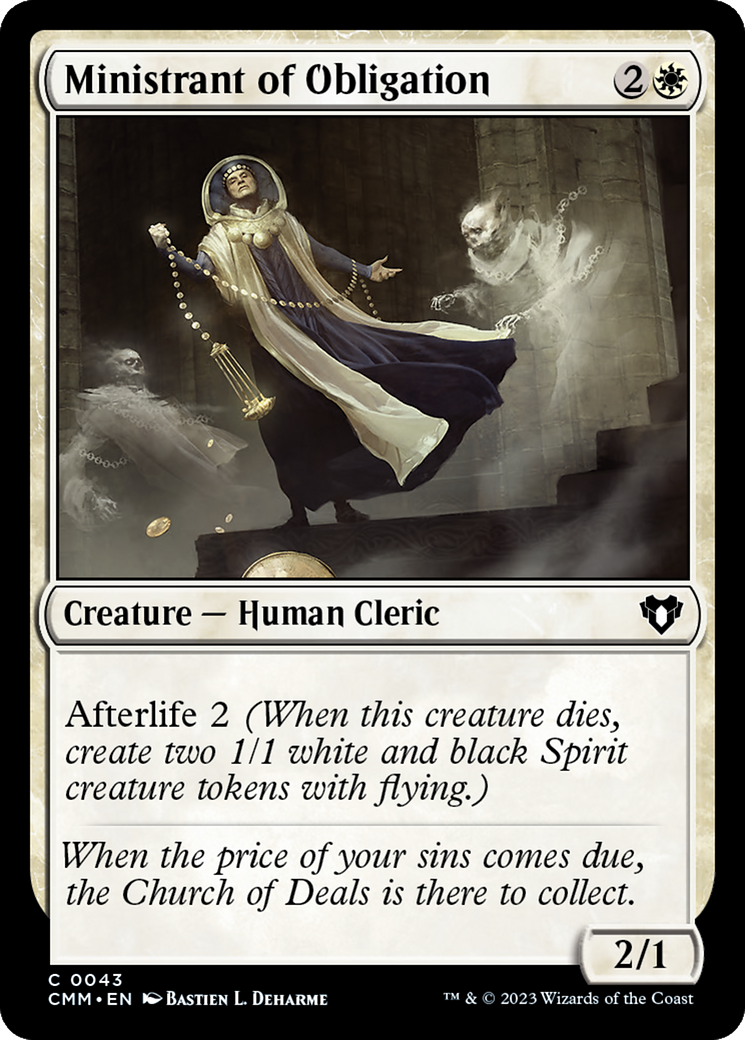 Ministrant of Obligation [Commander Masters] | Grognard Games