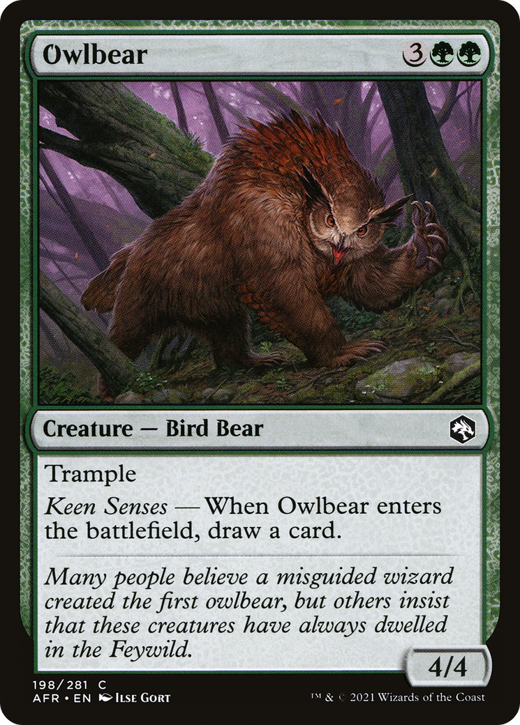 Owlbear [Dungeons & Dragons: Adventures in the Forgotten Realms] | Grognard Games