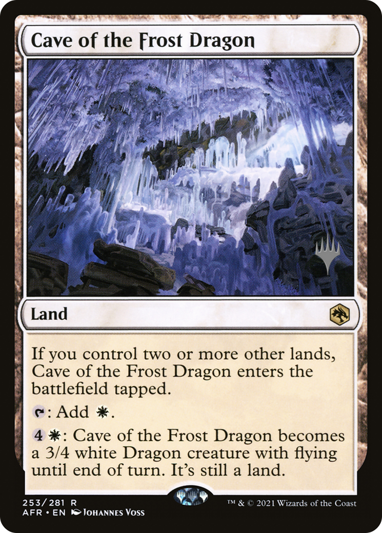 Cave of the Frost Dragon (Promo Pack) [Dungeons & Dragons: Adventures in the Forgotten Realms Promos] | Grognard Games