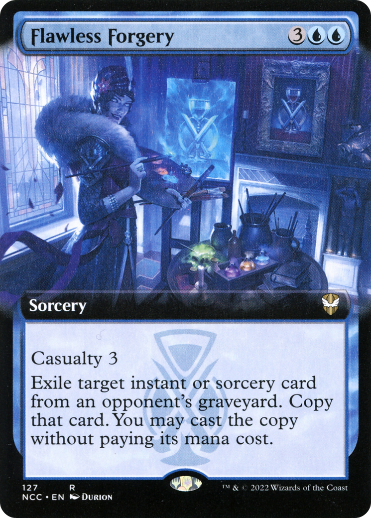 Flawless Forgery (Extended Art) [Streets of New Capenna Commander] | Grognard Games