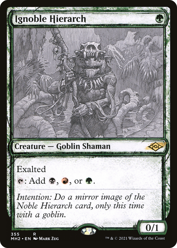Ignoble Hierarch (Sketch) [Modern Horizons 2] | Grognard Games