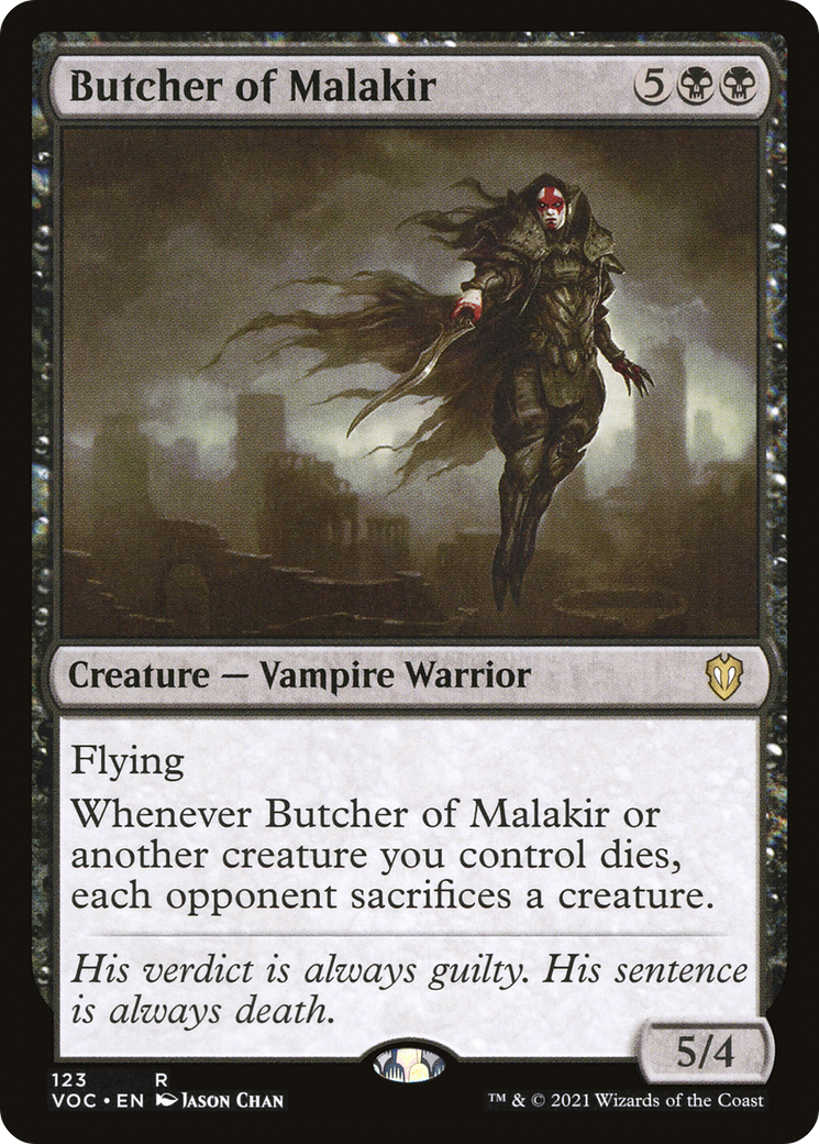 Butcher of Malakir [Innistrad: Crimson Vow Commander] | Grognard Games