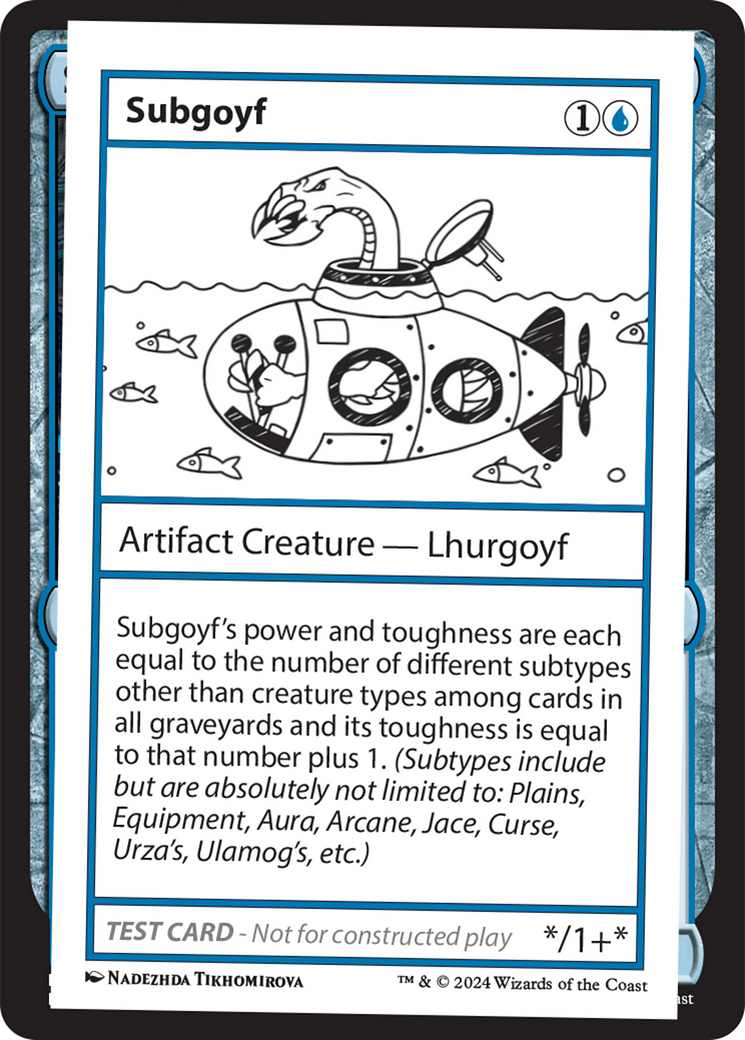Subgoyf [Mystery Booster 2 Playtest Cards] | Grognard Games