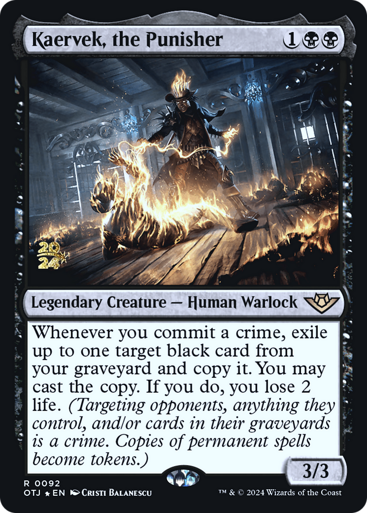 Kaervek, the Punisher [Outlaws of Thunder Junction Prerelease Promos] | Grognard Games