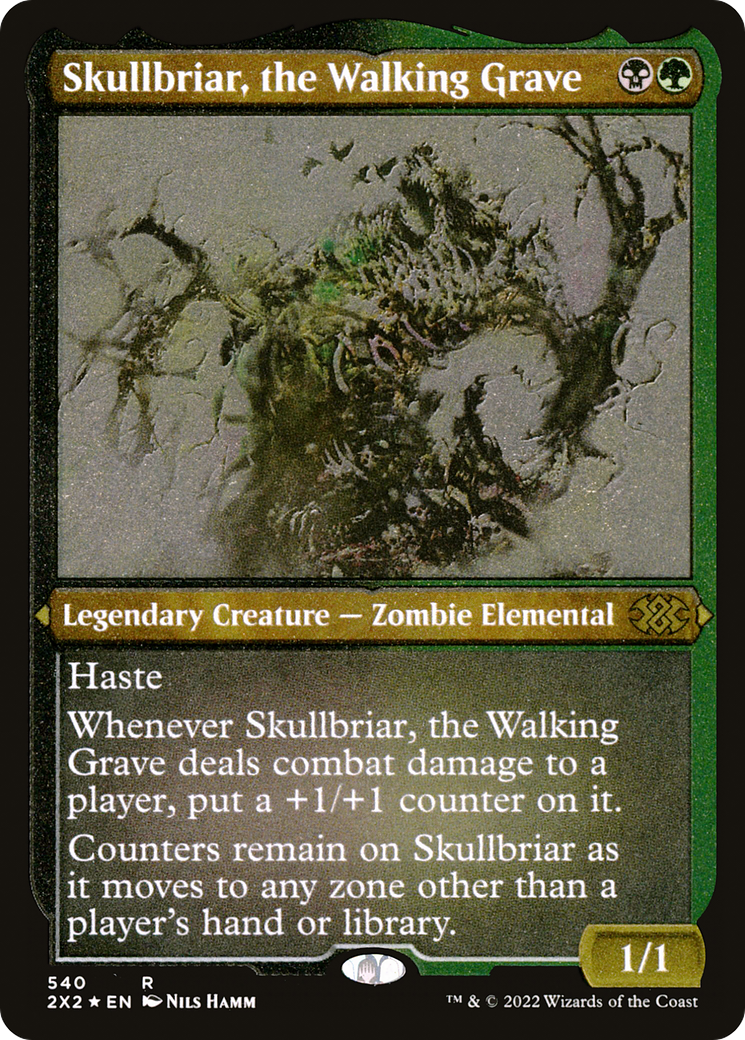 Skullbriar, the Walking Grave (Foil Etched) (2X2-540) - Double Masters 2022 Foil | Grognard Games