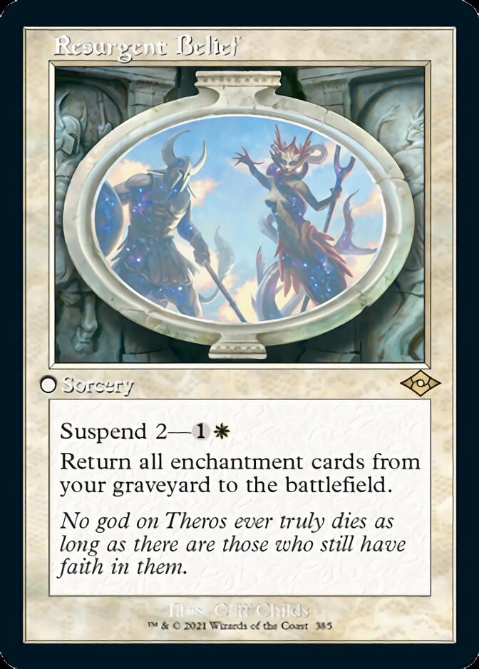 Resurgent Belief (Retro Foil Etched) [Modern Horizons 2] | Grognard Games