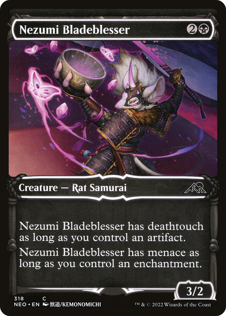 Nezumi Bladeblesser (Showcase Samurai) [Kamigawa: Neon Dynasty] | Grognard Games