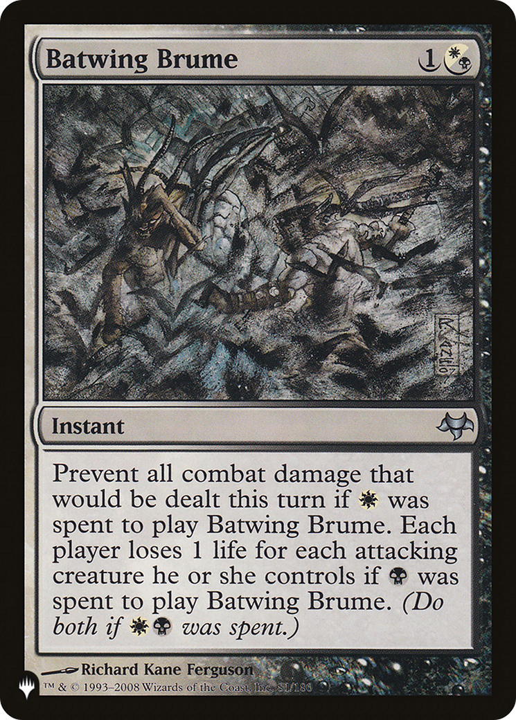 Batwing Brume [The List] | Grognard Games