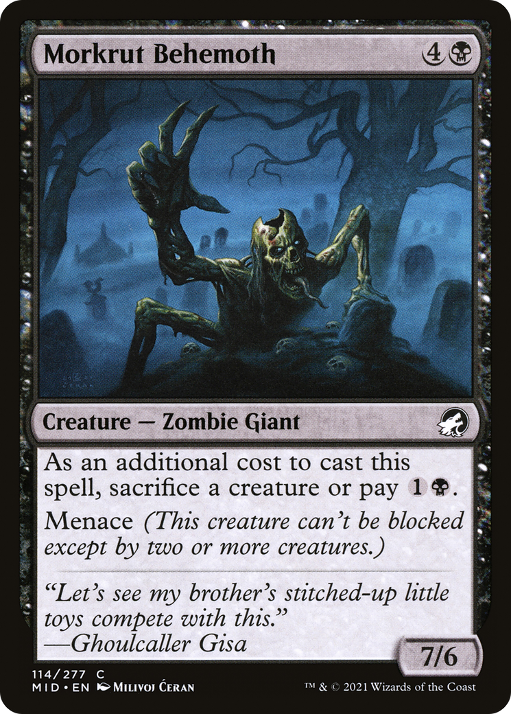 Morkrut Behemoth [Innistrad: Midnight Hunt] | Grognard Games