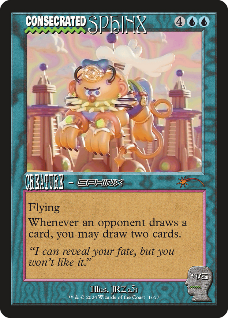 Consecrated Sphinx (1657) (Rainbow Foil) [Secret Lair Drop Series] | Grognard Games