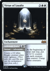 Virtue of Loyalty // Ardenvale Fealty [Wilds of Eldraine Prerelease Promos] | Grognard Games