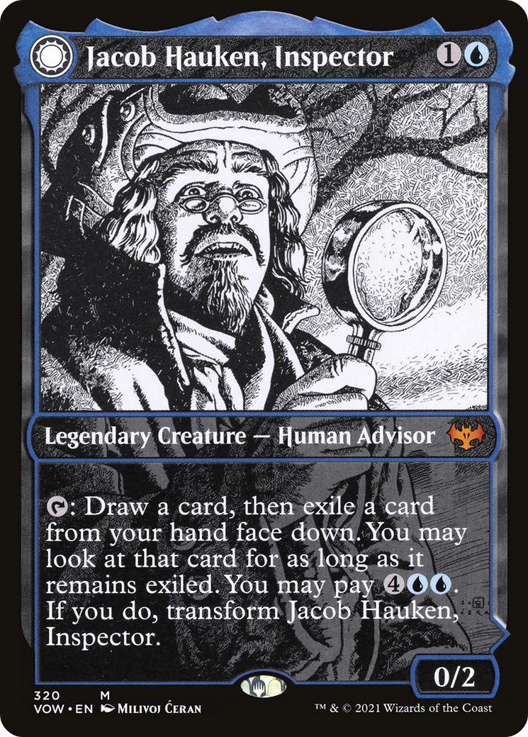 Jacob Hauken, Inspector // Hauken's Insight (Showcase Eternal Night) [Innistrad: Crimson Vow] | Grognard Games