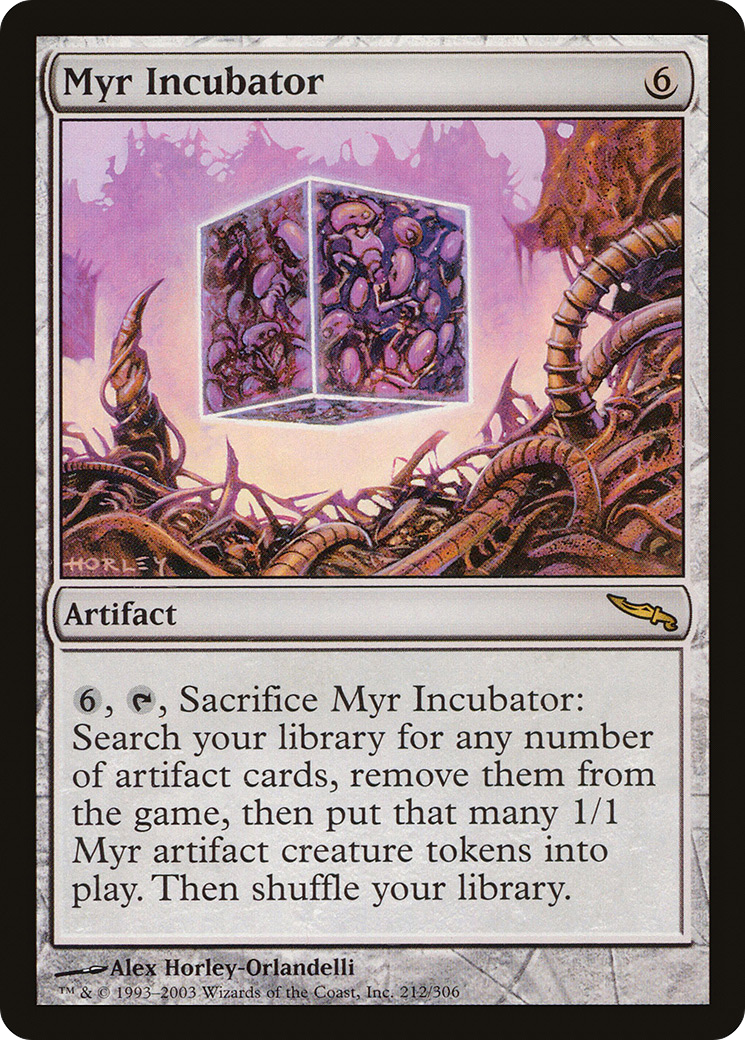 Myr Incubator [Mirrodin] | Grognard Games