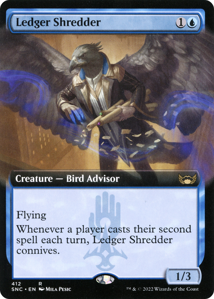 Ledger Shredder (Extended Art) [Streets of New Capenna] | Grognard Games