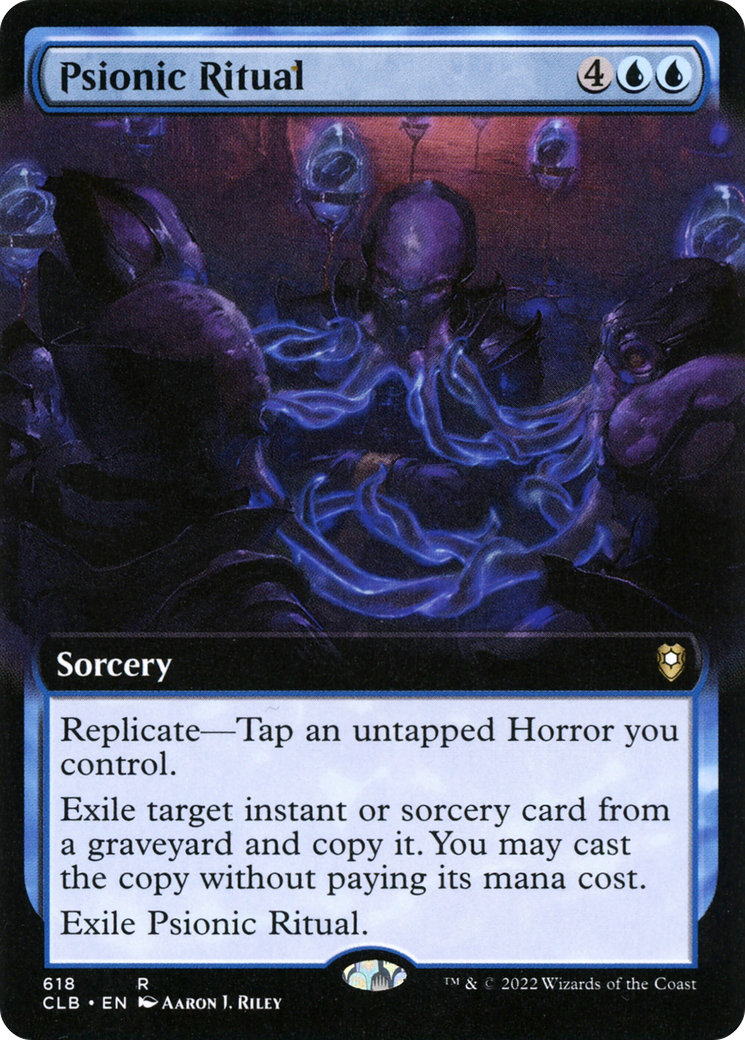 Psionic Ritual (Extended Art) [Commander Legends: Battle for Baldur's Gate] | Grognard Games