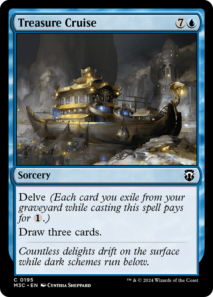 Treasure Cruise (Ripple Foil) [Modern Horizons 3 Commander] | Grognard Games