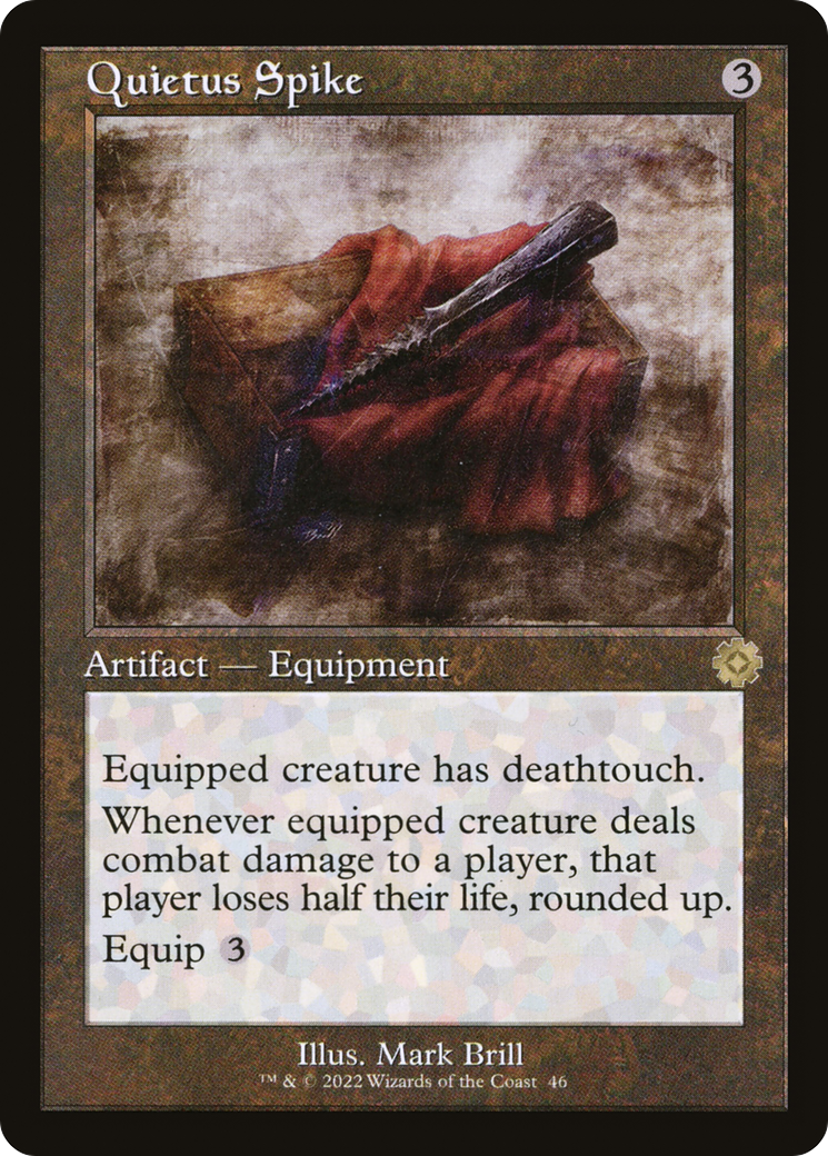 Quietus Spike (Retro) [The Brothers' War Retro Artifacts] | Grognard Games
