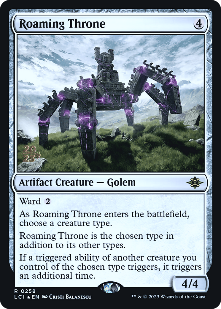 Roaming Throne [The Lost Caverns of Ixalan Prerelease Cards] | Grognard Games
