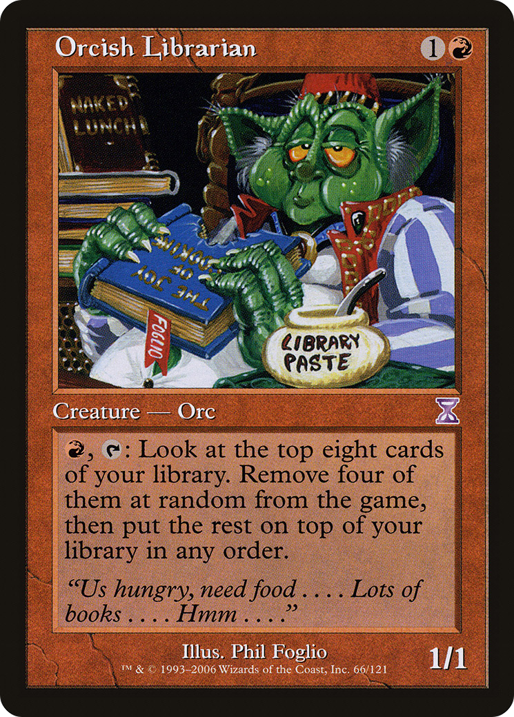 Orcish Librarian (TSB-066) - Time Spiral Timeshifted | Grognard Games