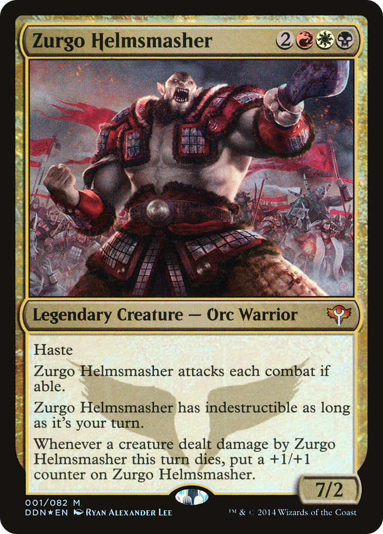 Zurgo Helmsmasher (DDN-001) - Duel Decks: Speed vs. Cunning | Grognard Games