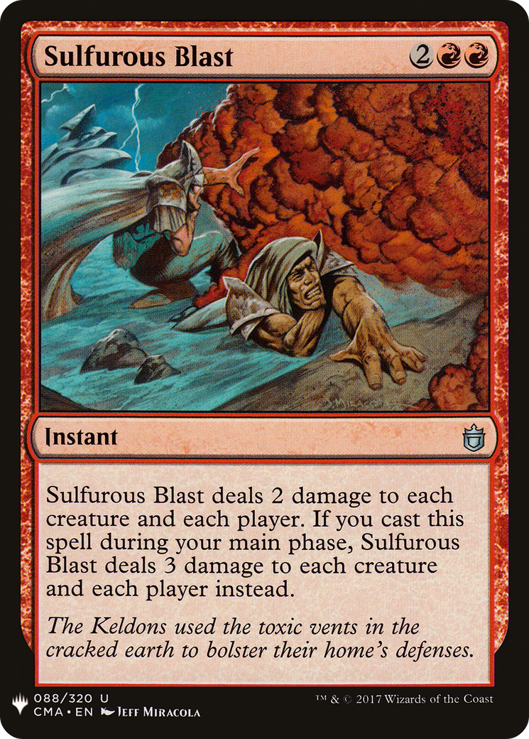 Sulfurous Blast [Mystery Booster] | Grognard Games