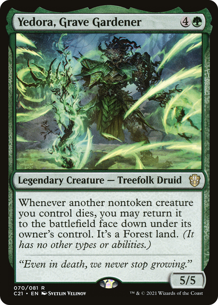 Yedora, Grave Gardener [Commander 2021] | Grognard Games