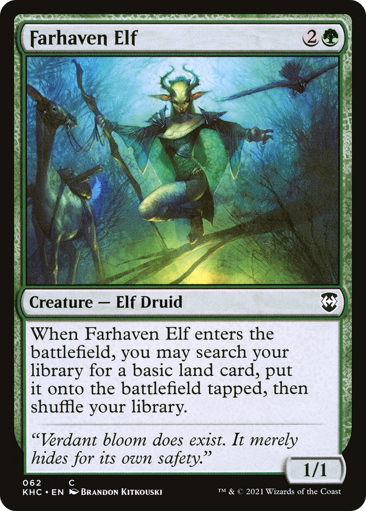 Farhaven Elf [Kaldheim Commander] | Grognard Games
