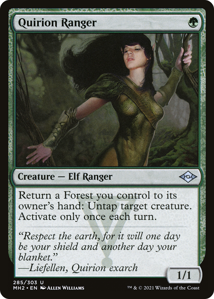 Quirion Ranger (MH2-285) - Modern Horizons 2 Etched Foil | Grognard Games