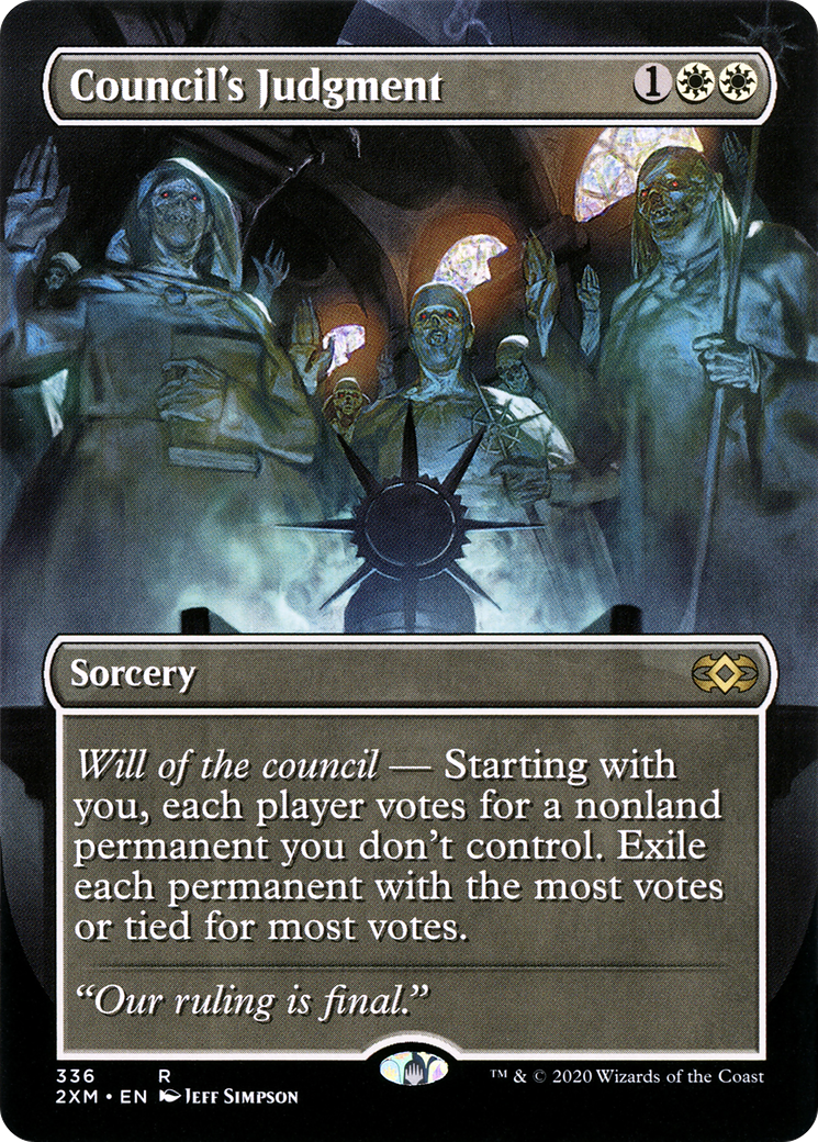 Council's Judgment (Toppers) [Double Masters Extended Art] | Grognard Games