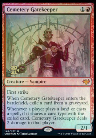 Cemetery Gatekeeper [Innistrad: Crimson Vow Prerelease Promos] | Grognard Games