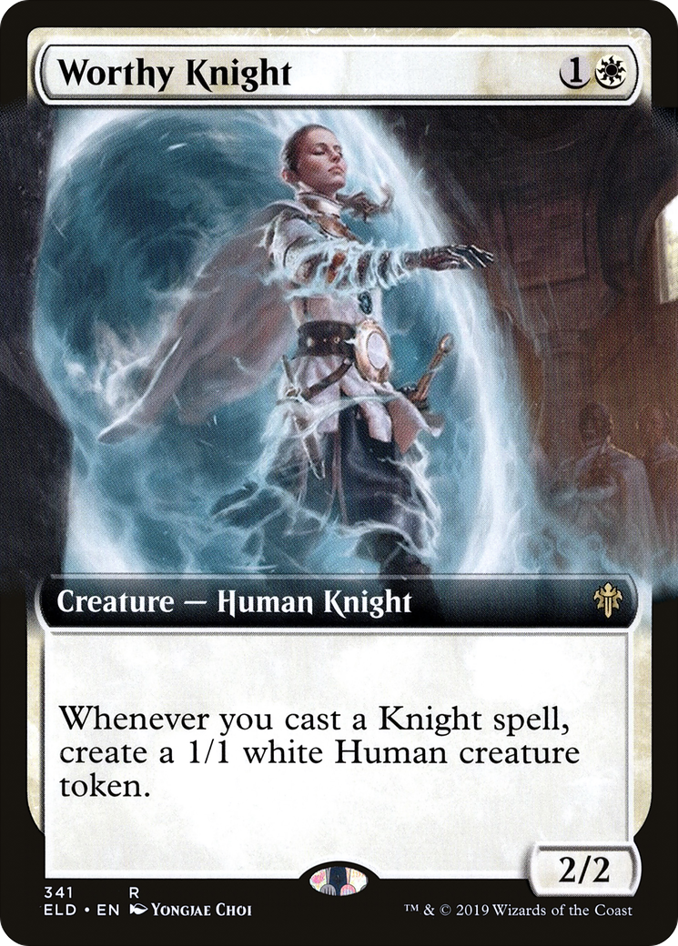Worthy Knight (Extended) [Throne of Eldraine] | Grognard Games