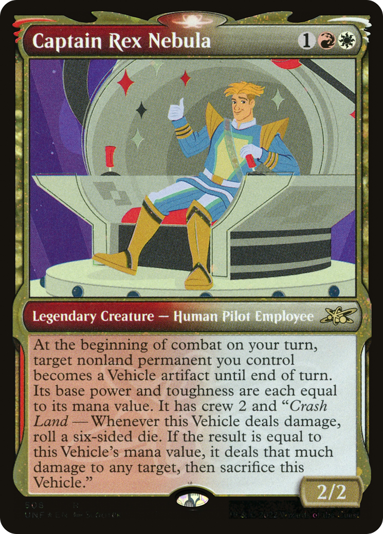 Captain Rex Nebula (Showcase) (Galaxy Foil) [Unfinity] | Grognard Games