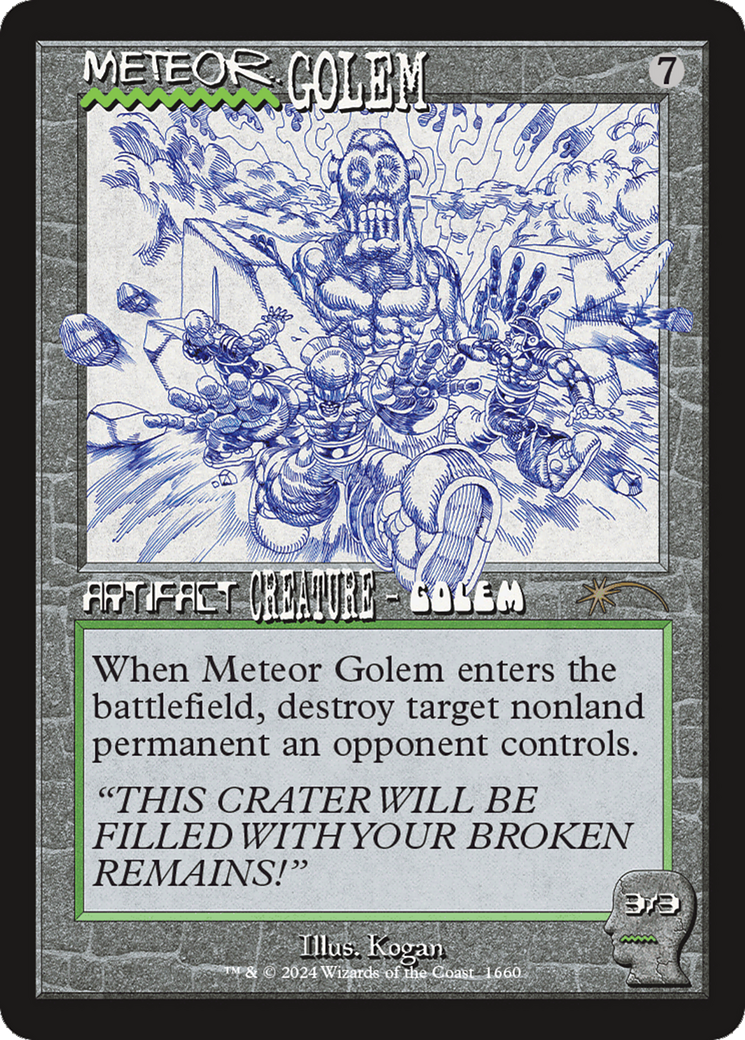 Meteor Golem (SLD-1660) - Secret Lair Drop Foil | Grognard Games