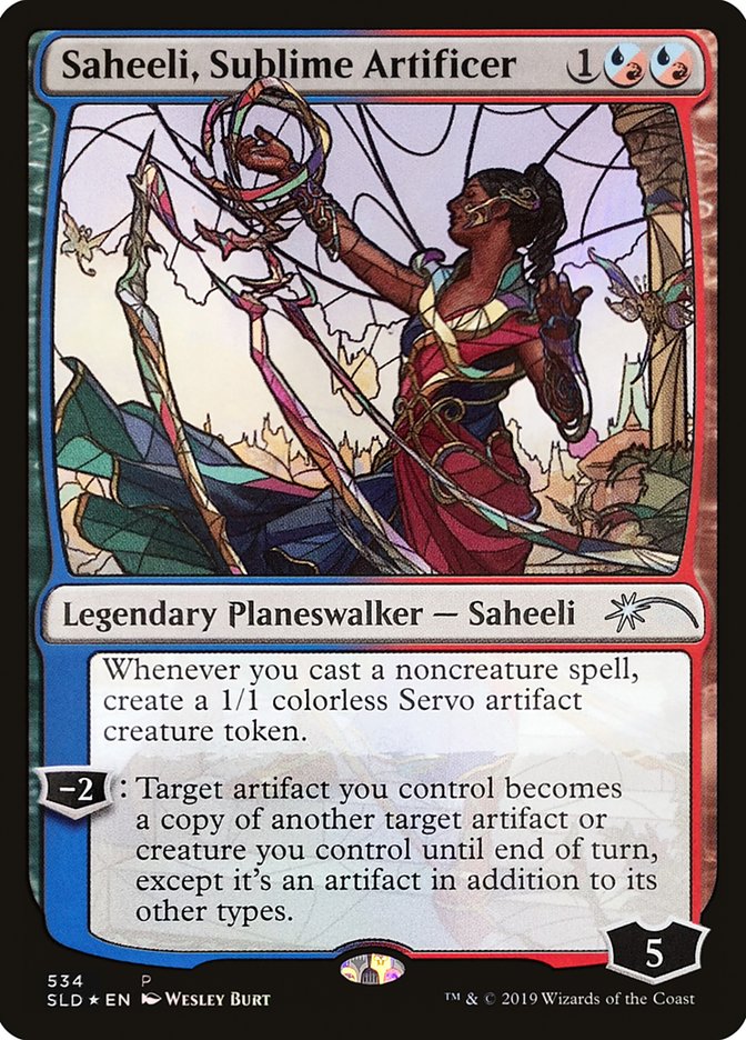 Saheeli, Sublime Artificer (Stained Glass) [Secret Lair Drop Promos] | Grognard Games