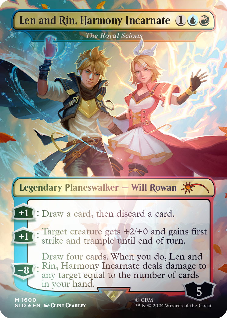 Len and Rin, Harmony Incarnate - The Royal Scions (Rainbow Foil) [Secret Lair Drop Series] | Grognard Games