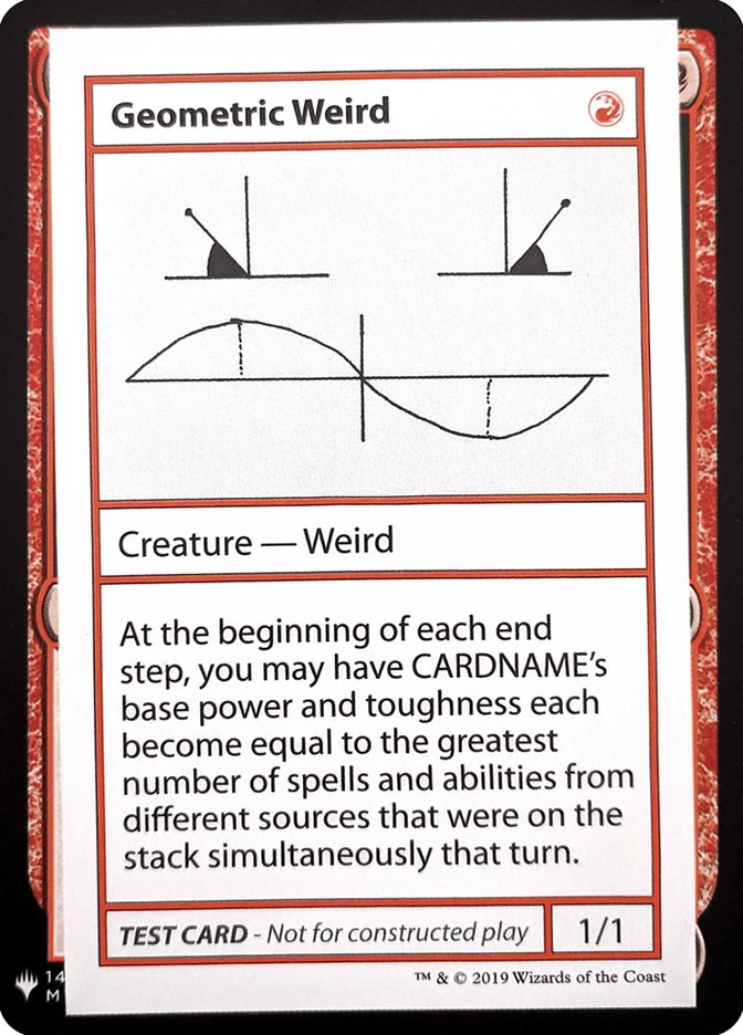 Geometric Weird [Mystery Booster Playtest Cards] | Grognard Games