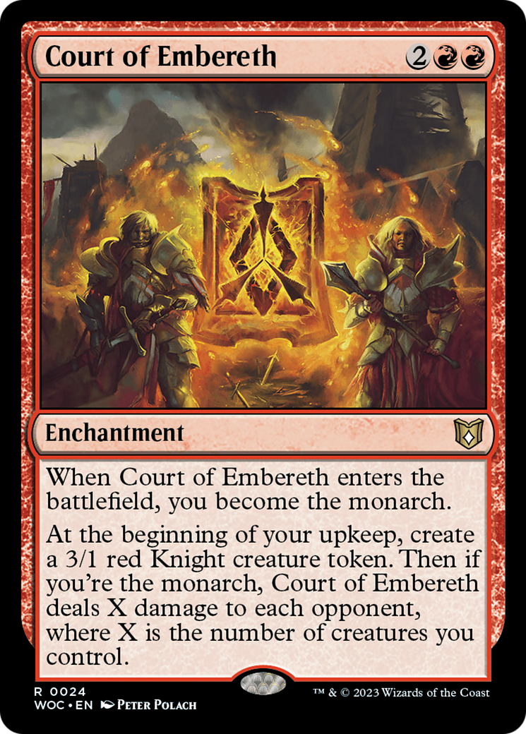 Court of Embereth [Wilds of Eldraine Commander] | Grognard Games