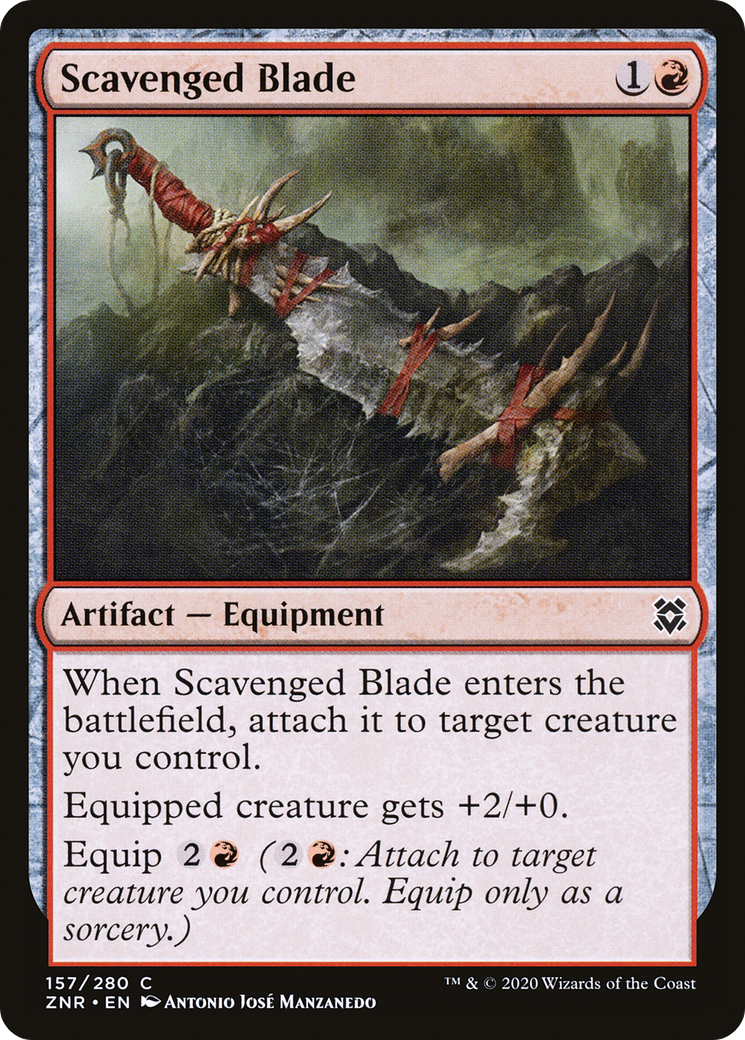 Scavenged Blade [Zendikar Rising] | Grognard Games