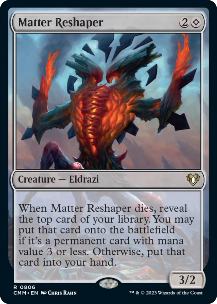 Matter Reshaper [Commander Masters] | Grognard Games