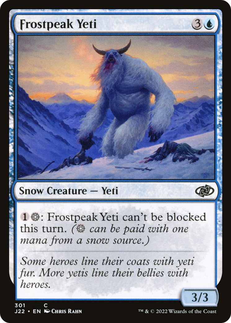 Frostpeak Yeti [Jumpstart 2022] | Grognard Games