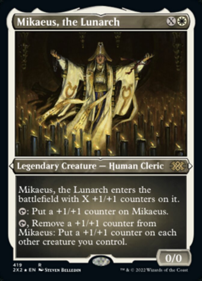 Mikaeus, the Lunarch (Foil Etched) [Double Masters 2022] | Grognard Games